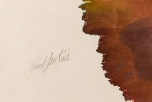 PAUL JENKINS : Senza titolo  - Asta Arte Moderna e Contemporanea - Associazione Nazionale - Case d'Asta italiane