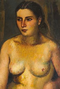 Piero Marussig : Nudo  - Asta Arte Moderna e Contemporanea - Associazione Nazionale - Case d'Asta italiane