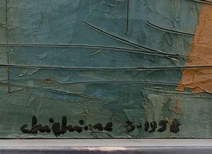 ALFREDO CHIGHINE : Acqua e terra  - Asta Arte Moderna e Contemporanea - Associazione Nazionale - Case d'Asta italiane