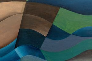 Nicolaj Diulgheroff : Paesaggio marino  - Asta Arte Moderna e Contemporanea - Associazione Nazionale - Case d'Asta italiane