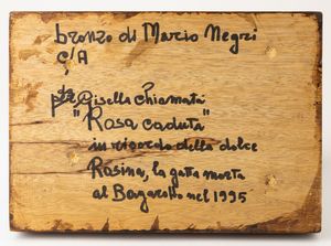 Mario Negri : Studio per il grande grembo  - Asta Arte Moderna e Contemporanea - Associazione Nazionale - Case d'Asta italiane