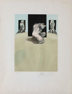 Francis Bacon : Metropolitan triptych: center panel  - Asta Arte Moderna e Contemporanea - Associazione Nazionale - Case d'Asta italiane