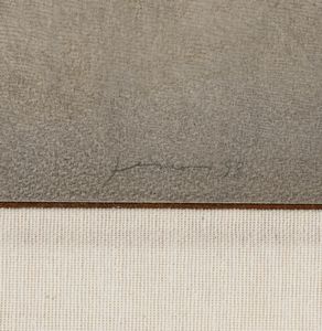 Gianfranco Ferroni : Cartoccio e straccio sul quadrato  - Asta Arte Moderna e Contemporanea - Associazione Nazionale - Case d'Asta italiane