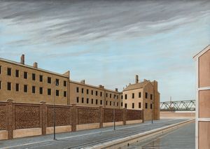 Arduino Cantafora : Alba tragica  - Asta Arte Moderna e Contemporanea - Associazione Nazionale - Case d'Asta italiane