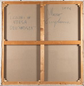 Marco Cingolani : I colori in attesa dell'artista  - Asta Arte Moderna e Contemporanea - Associazione Nazionale - Case d'Asta italiane