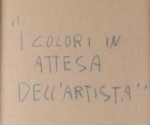 Marco Cingolani : I colori in attesa dell'artista  - Asta Arte Moderna e Contemporanea - Associazione Nazionale - Case d'Asta italiane