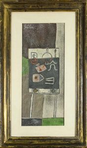 Franco Gentilini : Natura morta sul tavolo  - Asta Arte Moderna e Contemporanea - Associazione Nazionale - Case d'Asta italiane