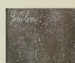 Franco Gentilini : Natura morta sul tavolo  - Asta Arte Moderna e Contemporanea - Associazione Nazionale - Case d'Asta italiane