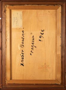 Xavier Bueno : Ragazza  - Asta Arte Moderna e Contemporanea - Associazione Nazionale - Case d'Asta italiane