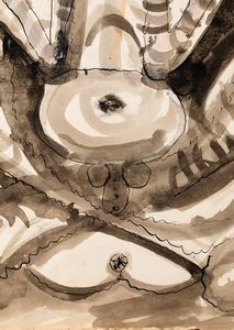 Pablo Picasso : Homme a la tranche de past�que  - Asta Arte Moderna e Contemporanea - Associazione Nazionale - Case d'Asta italiane