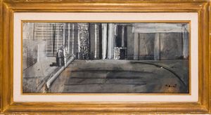 Mario Sironi : Architettura  - Asta Arte Moderna e Contemporanea - Associazione Nazionale - Case d'Asta italiane