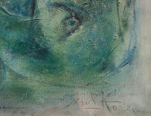 IBRAHIM KODRA : Composizione  - Asta Arte Moderna e Contemporanea - Associazione Nazionale - Case d'Asta italiane