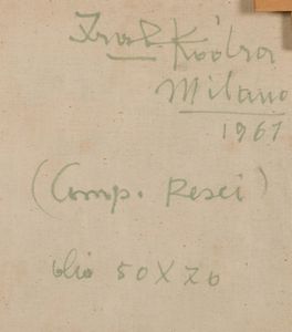 IBRAHIM KODRA : Composizione con pesci  - Asta Arte Moderna e Contemporanea - Associazione Nazionale - Case d'Asta italiane