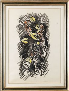 Ennio Morlotti : Senza titolo  - Asta Arte Moderna e Contemporanea - Associazione Nazionale - Case d'Asta italiane