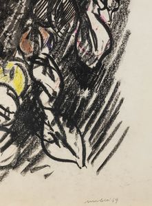 Ennio Morlotti : Senza titolo  - Asta Arte Moderna e Contemporanea - Associazione Nazionale - Case d'Asta italiane