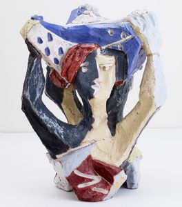 Leoncillo Leonardi : Piede di tavolo con medusa  - Asta Arte Moderna e Contemporanea - Associazione Nazionale - Case d'Asta italiane