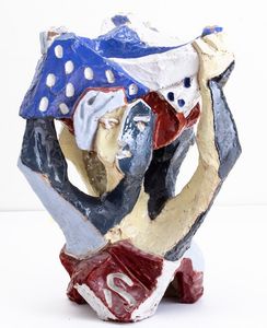 Leoncillo Leonardi : Piede di tavolo con medusa  - Asta Arte Moderna e Contemporanea - Associazione Nazionale - Case d'Asta italiane