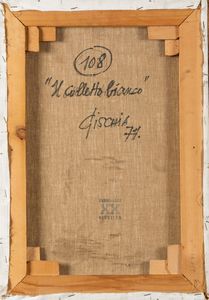 Lèon Gischia : Il colletto bianco  - Asta Arte Moderna e Contemporanea - Associazione Nazionale - Case d'Asta italiane