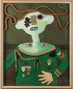 ENRICO BAJ - Ufficiale dopo il relax