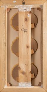 Turi Simeti : Senza titolo (Tre ovali bianchi)  - Asta Arte Moderna e Contemporanea - Associazione Nazionale - Case d'Asta italiane