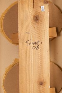 Turi Simeti : Senza titolo (Tre ovali bianchi)  - Asta Arte Moderna e Contemporanea - Associazione Nazionale - Case d'Asta italiane