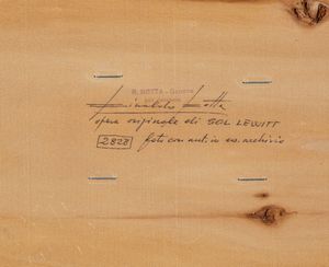 Sol LeWitt : Senza titolo  - Asta Arte Moderna e Contemporanea - Associazione Nazionale - Case d'Asta italiane