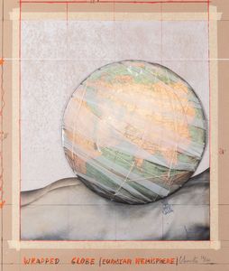 Christo : Wrapped Globe (Eurasian Hemisphere)  - Asta Arte Moderna e Contemporanea - Associazione Nazionale - Case d'Asta italiane