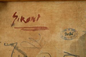 Mario Sironi : Composizione  - Asta Arte Moderna e Contemporanea - Associazione Nazionale - Case d'Asta italiane