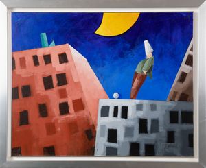 EMILIO TADINI : Senza titolo  - Asta Arte Moderna e Contemporanea - Associazione Nazionale - Case d'Asta italiane