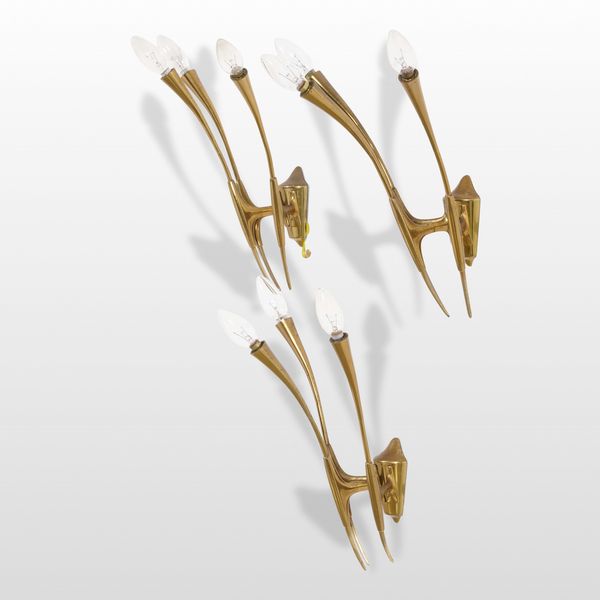 OSCAR TORLASCO : Tre lampade a parete  - Asta Design - Associazione Nazionale - Case d'Asta italiane