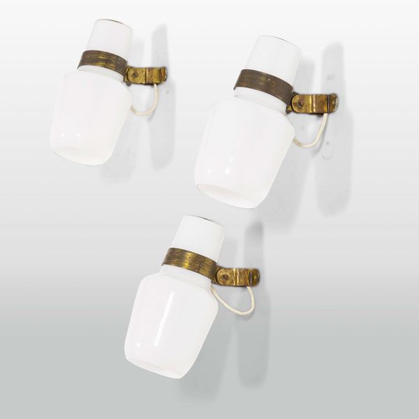 MASSIMO VIGNELLI : Tre lampade a parete  - Asta Design - Associazione Nazionale - Case d'Asta italiane