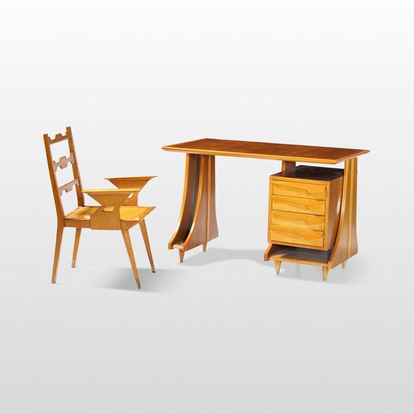 Scrivania con sedia  - Asta Design - Associazione Nazionale - Case d'Asta italiane