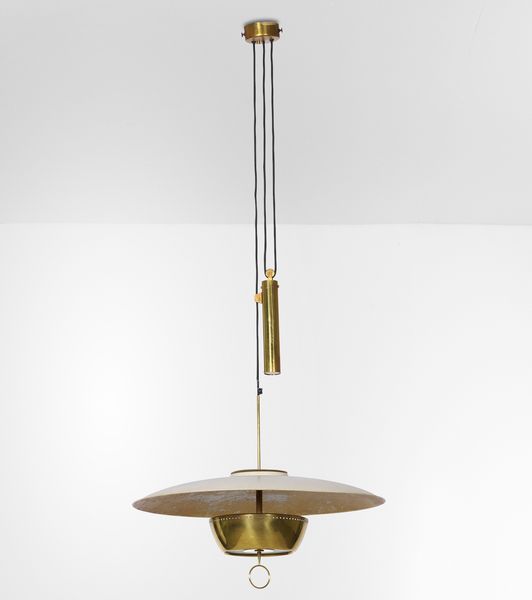 GAETANO SCIOLARI : Lampada a sospensione mod. 5011  - Asta Design - Associazione Nazionale - Case d'Asta italiane