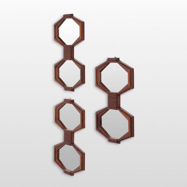 Set di tre specchi a parete  - Asta Design - Associazione Nazionale - Case d'Asta italiane
