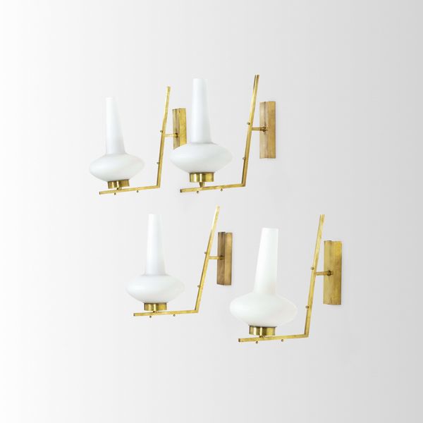 Quattro lampade a parete  - Asta Design - Associazione Nazionale - Case d'Asta italiane