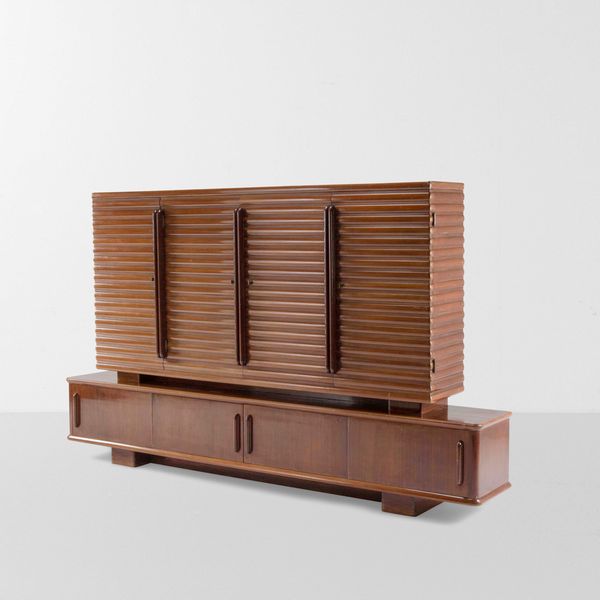 Enrico e Paolo Borghi : Grande mobile contenitore  - Asta Design - Associazione Nazionale - Case d'Asta italiane