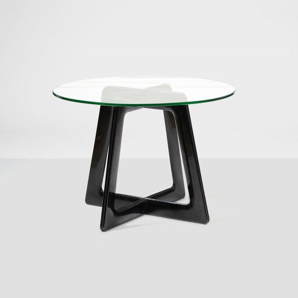 Tavolo con struttura in legno laccato.  - Asta Design - Associazione Nazionale - Case d'Asta italiane