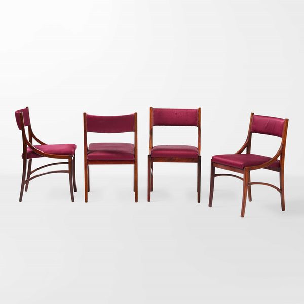 ICO PARISI : Quattro sedie mod. 110  - Asta Design - Associazione Nazionale - Case d'Asta italiane