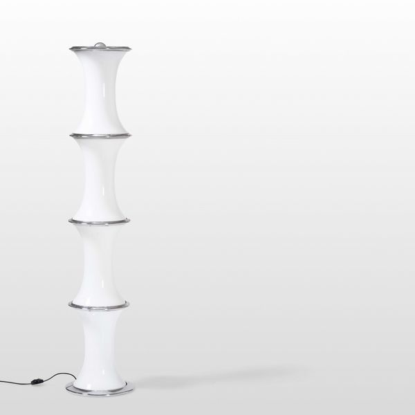ENRICO TRONCONI : Lampada da terra mod. Bamb�  - Asta Design - Associazione Nazionale - Case d'Asta italiane