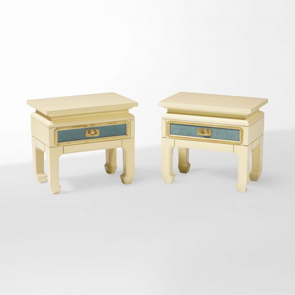 ANTONIO PAVIA : Coppia di comodini  - Asta Design - Associazione Nazionale - Case d'Asta italiane