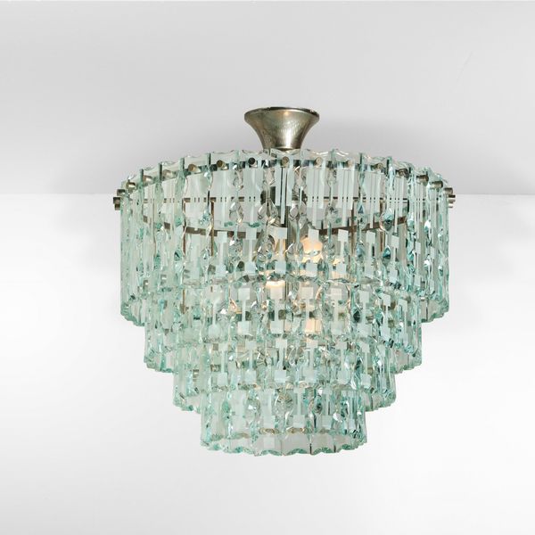 CRISTAL ART : Lampada a sospensione  - Asta Design - Associazione Nazionale - Case d'Asta italiane