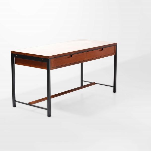 Vittorio Martinuzzi : Scrivania con cassetti  - Asta Design - Associazione Nazionale - Case d'Asta italiane