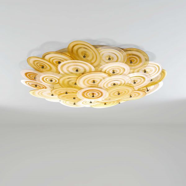 GIANMARIA POTENZA : Lampada a plafone o a parete.  - Asta Design - Associazione Nazionale - Case d'Asta italiane
