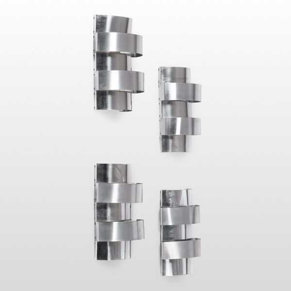 GOFFREDO REGGIANI : Quattro lampade a parete  - Asta Design - Associazione Nazionale - Case d'Asta italiane