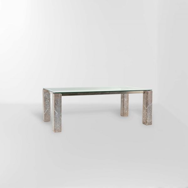 Renato Polidori : Tavolo rettangolare mod. Faraone  - Asta Design - Associazione Nazionale - Case d'Asta italiane