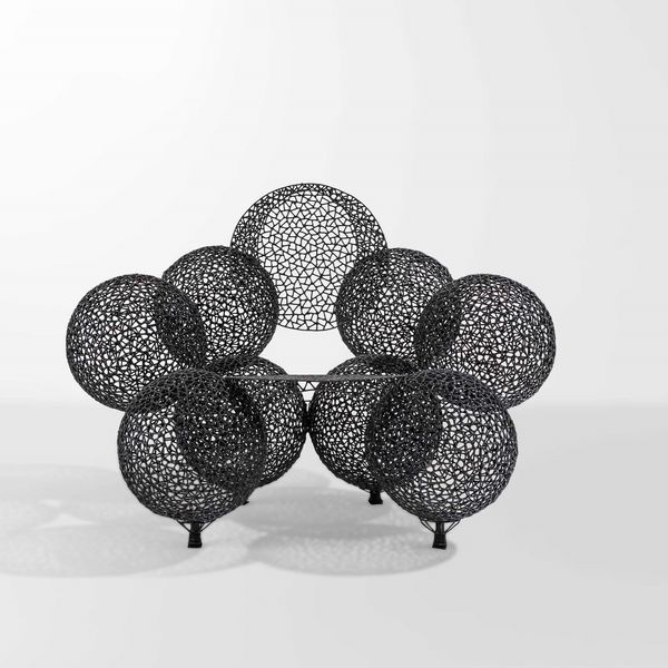 ANACLETO SPAZZAPAN : Poltrona mod. Che Palle  - Asta Design - Associazione Nazionale - Case d'Asta italiane