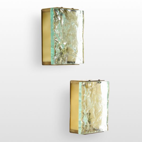 MAX INGRAND : Coppia di lampade da parete mod. 2311  - Asta Design - Associazione Nazionale - Case d'Asta italiane