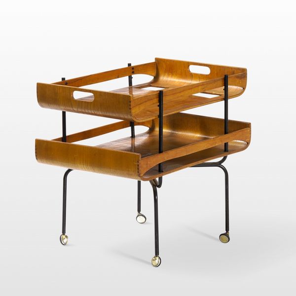 GASTONE RINALDI : Carrello portavivande  - Asta Design - Associazione Nazionale - Case d'Asta italiane