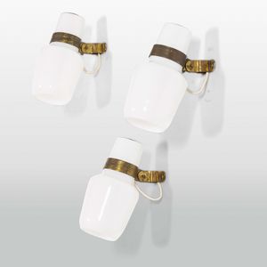 MASSIMO VIGNELLI : Tre lampade a parete  - Asta Design - Associazione Nazionale - Case d'Asta italiane