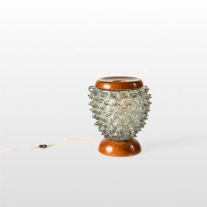 Ercole Barovier : Lampada da tavolo  - Asta Design - Associazione Nazionale - Case d'Asta italiane